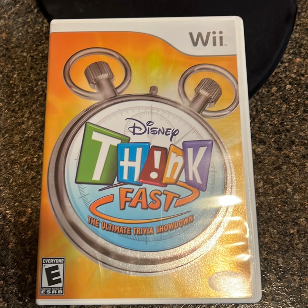 Nintendo Wii Disney Think Fast: The Ultimate Trivia Showdown Game